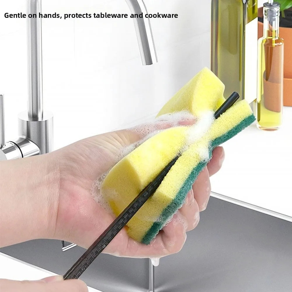 Double-Sided Dishwashing Sponge Scouring Pad Set 5/10 Pcs