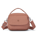 Women's Lightweight Nylon Crossbody Bag – Urban Satchel Crossbody Satchel Bag Nixie Pink