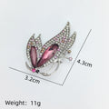 Purple Crystal Butterfly Brooch – Elegant Luxury Fashion Pin Crystal Brooch Pin Nixie XL0537