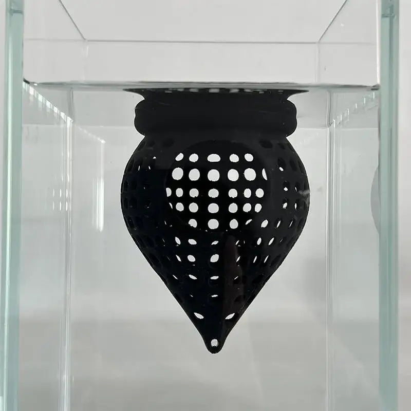 Suspended Cone Fish Hideout Bed – Aquarium Tank Decoration Aquarium Fish Hideout Nixie Black