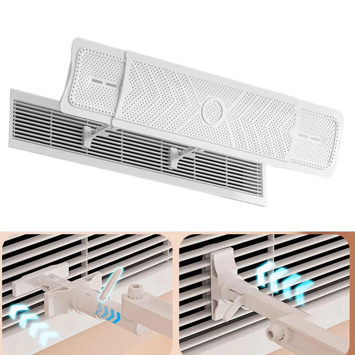 AC Vent Deflector Wind Baffle | Adjustable Air Guide Plate