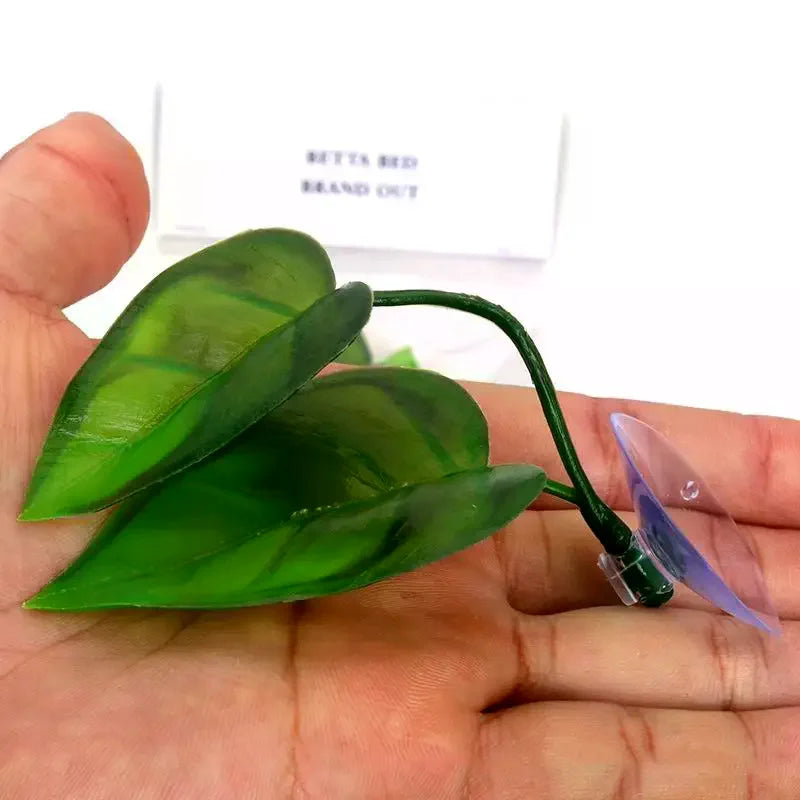 Betta Fish Leaf Hammock Aquarium Decor with Suction Cup Aquarium Decoration Nixie
