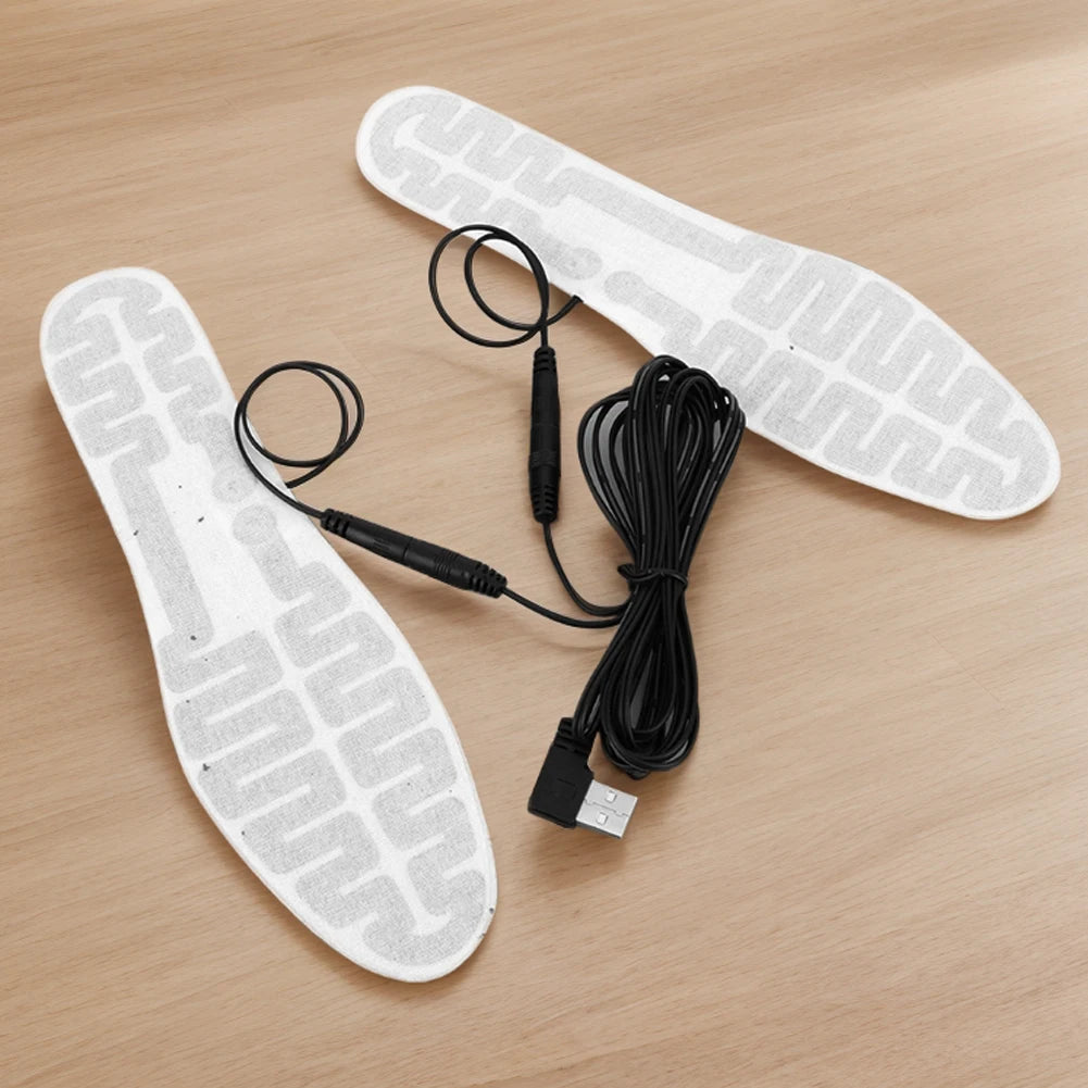 USB Heated Insoles 10W Electric Foot Warmer – Men & Women Heated Shoe Insoles Nixie