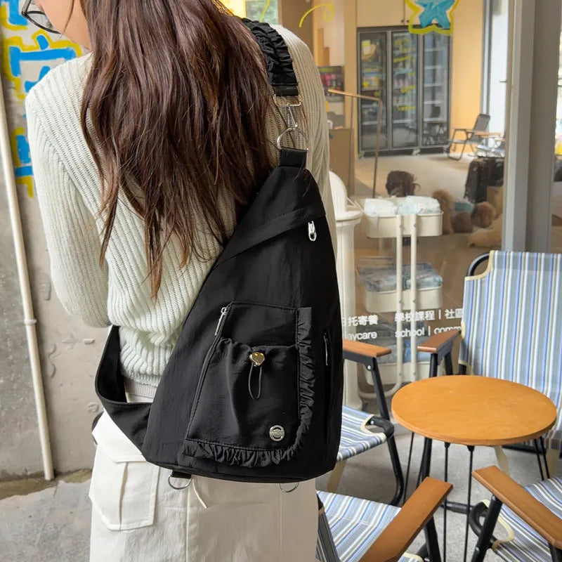 Nixie Outdoor Crossbody Chest Pack – Large-Capacity Cycling Bag Crossbody Chest Pack Nixie
