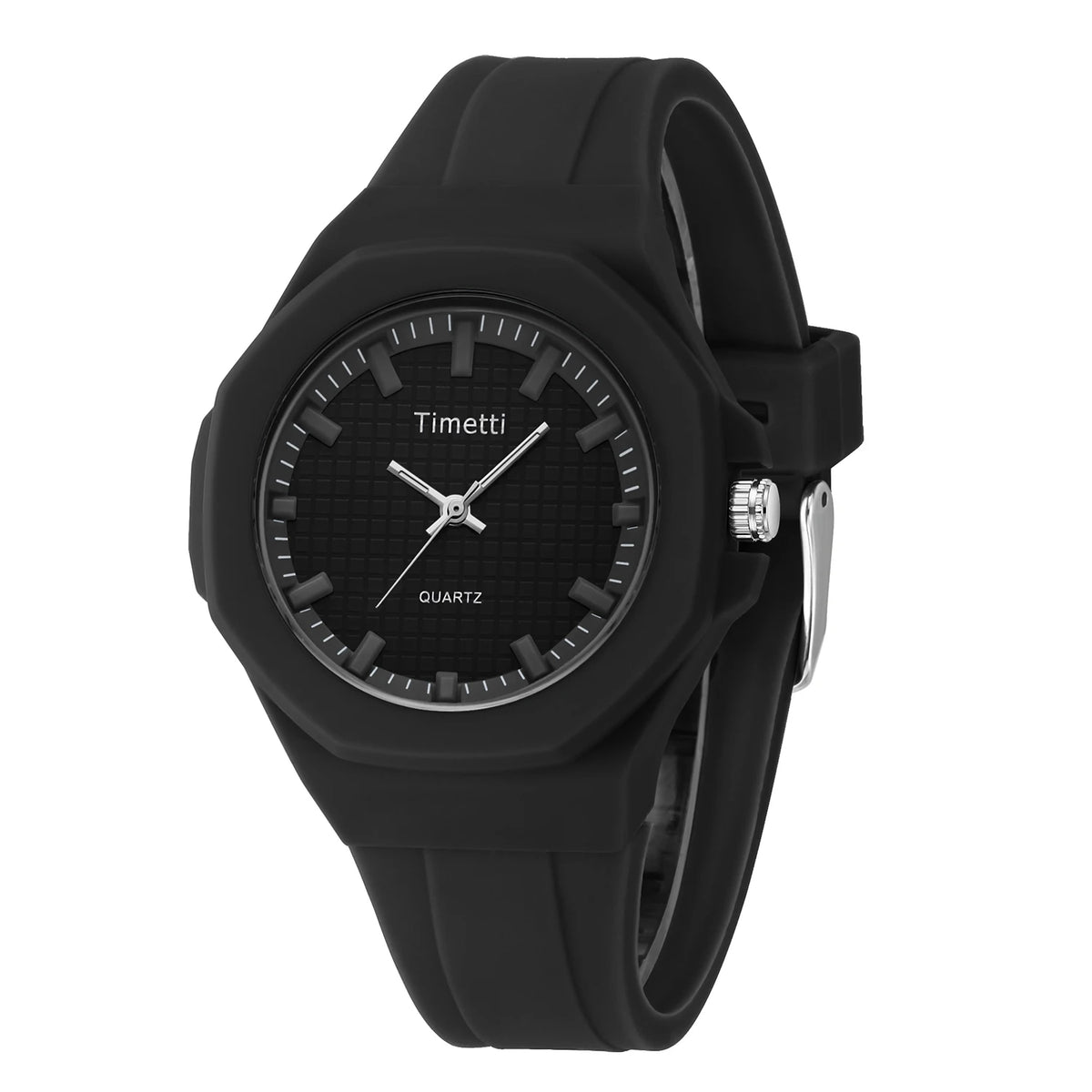 Men's Casual Quartz Watch – Silicone Band, Minimalist Dial Men's Quartz Watch Nixie