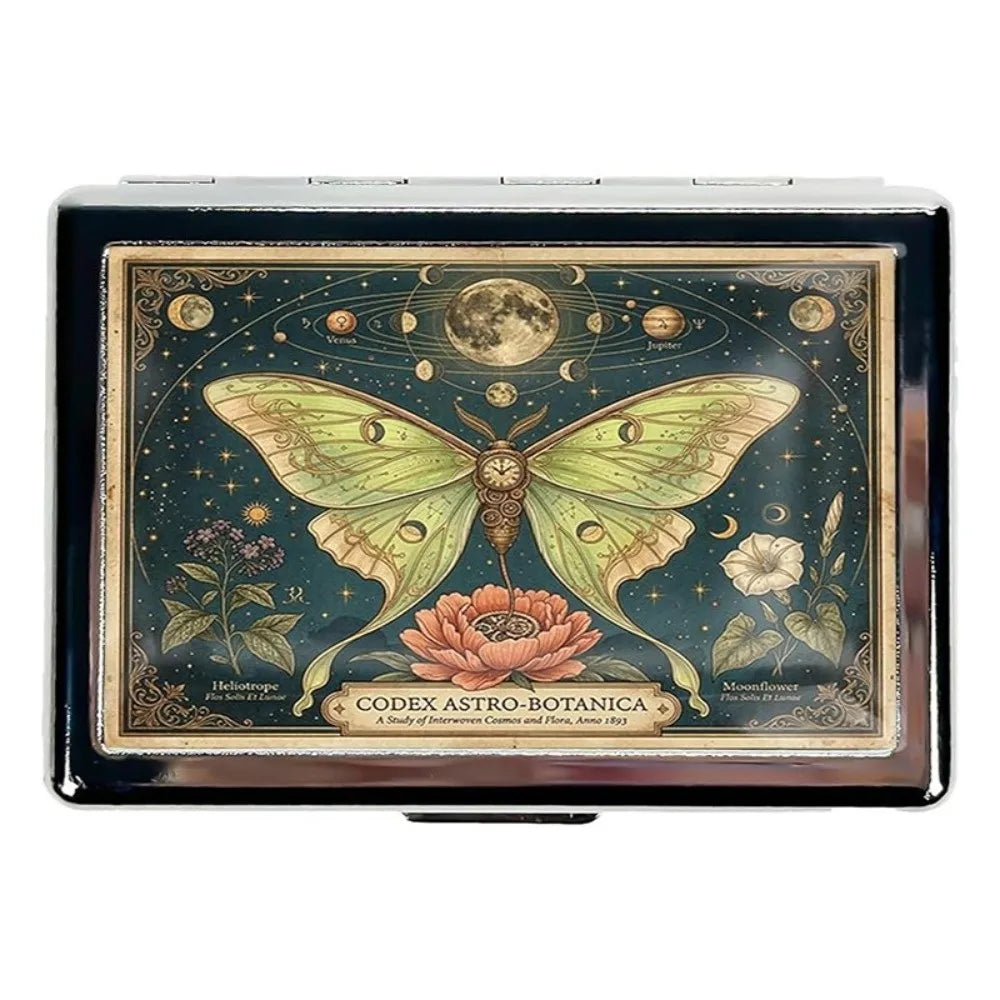 Vintage Metal Card Case | Multi-Function Business Card Holder