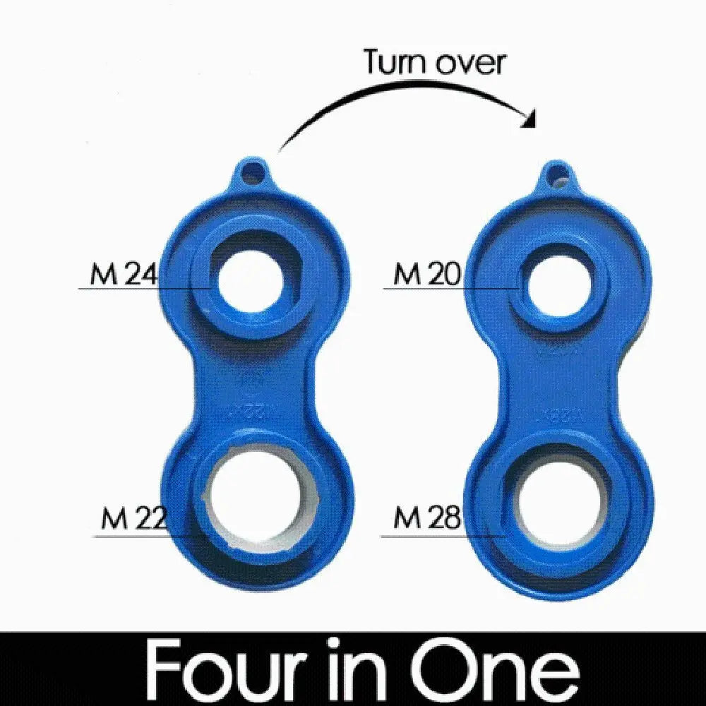 Universal Faucet Aerator Spanner – 4-Size Plastic Removal Wrench