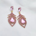 Women's Rhinestone Drop Earrings | 14K Gold Plated Alloy Drop Earrings Nixie XL2127-2