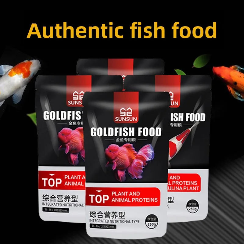 SUNSUN Koi & Goldfish Spirulina Color Enhancing Fish Food 200g Ornamental Fish Food Nixie