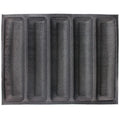 Non-Stick Silicone Baguette Mold | Perforated French Bread Pan Silicone Bread Mold Nixie Black