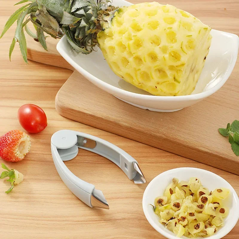Stainless Steel Pineapple Eye Peeler & Strawberry Remover Fruit Peeler Tool Nixie