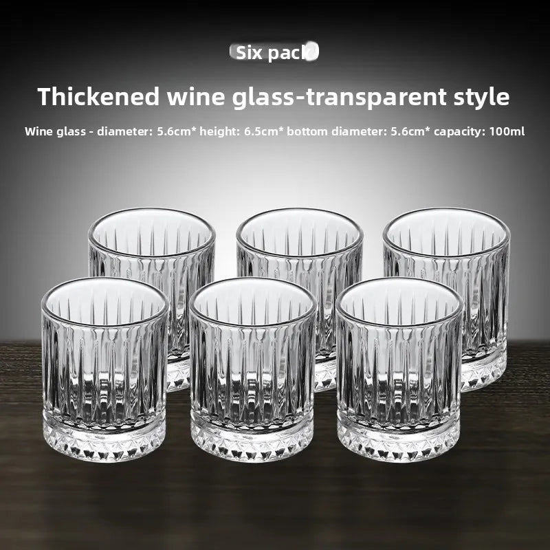 Luxury Gold-Rimmed Baijiu & Spirits Shot Cups – Chinese Style Spirits Shot Cups Nixie A 51-100ml