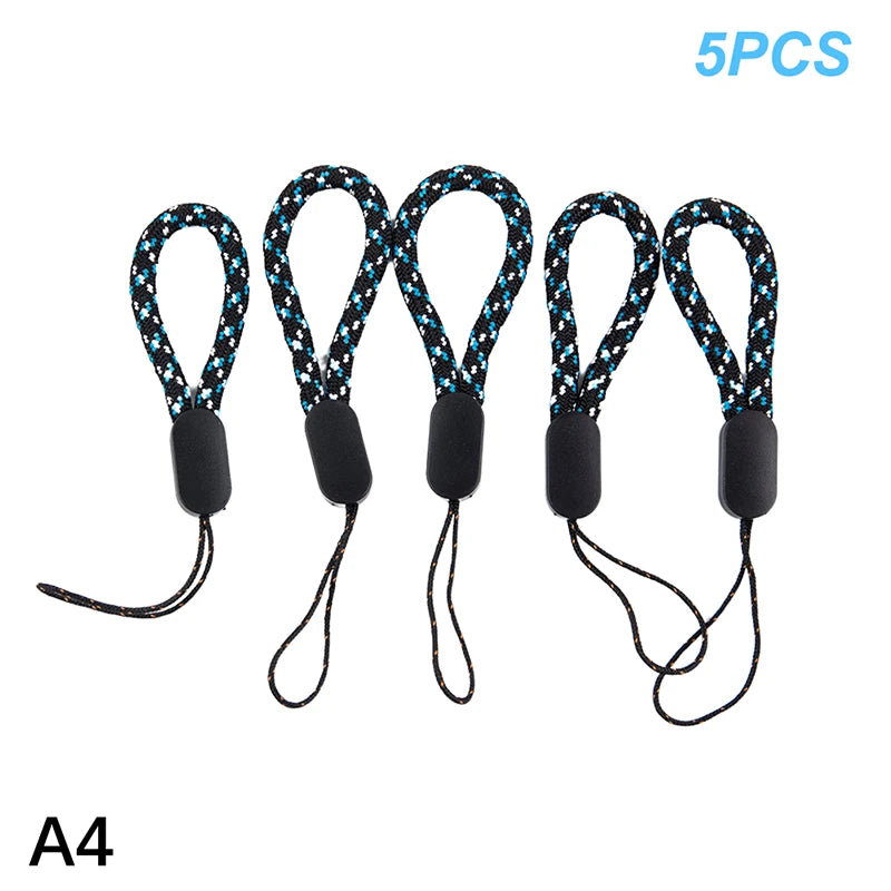 5-Pack Wrist Lanyard Straps for Phone, USB Drive & Keychain Wrist Lanyard Strap Nixie A4