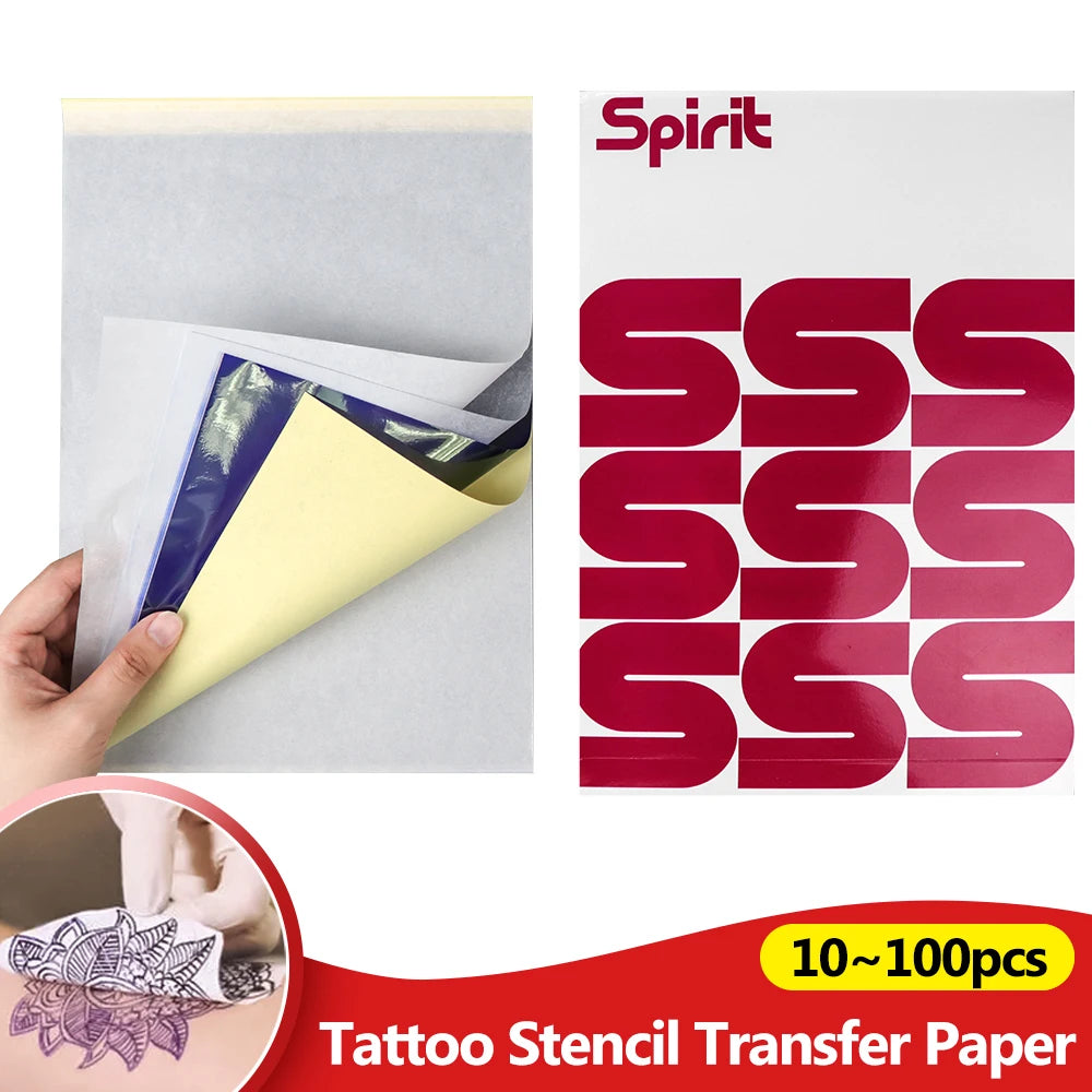 A4 Tattoo Transfer Stencil Paper – 4-Layer Thermal Tracing Sheets