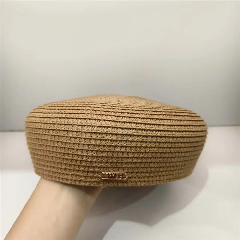 Women's Straw Pillbox Hat – Vintage Structured Brimless Dress Hat Straw Pillbox Hat Nixie