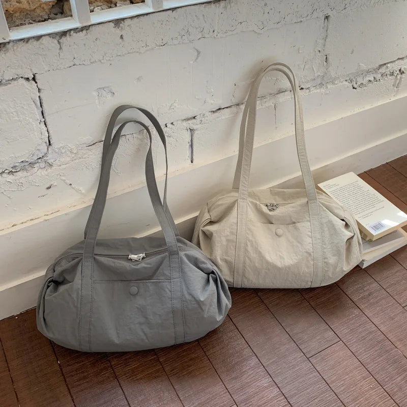 Large Capacity Shoulder Tote Bag – Korean Style Travel & Gym Shoulder Tote Bag Nixie