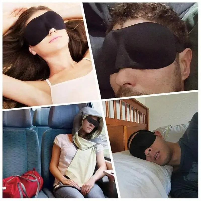 Nixie 3D Blackout Sleep Mask – Travel Eye Cover for All Sleepers Sleep Eye Mask Nixie
