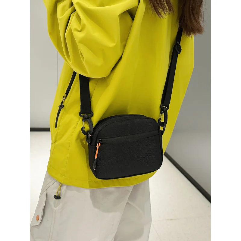 Nixie Unisex Nylon Crossbody Bag – Lightweight Japanese Style Crossbody Shoulder Bag Nixie