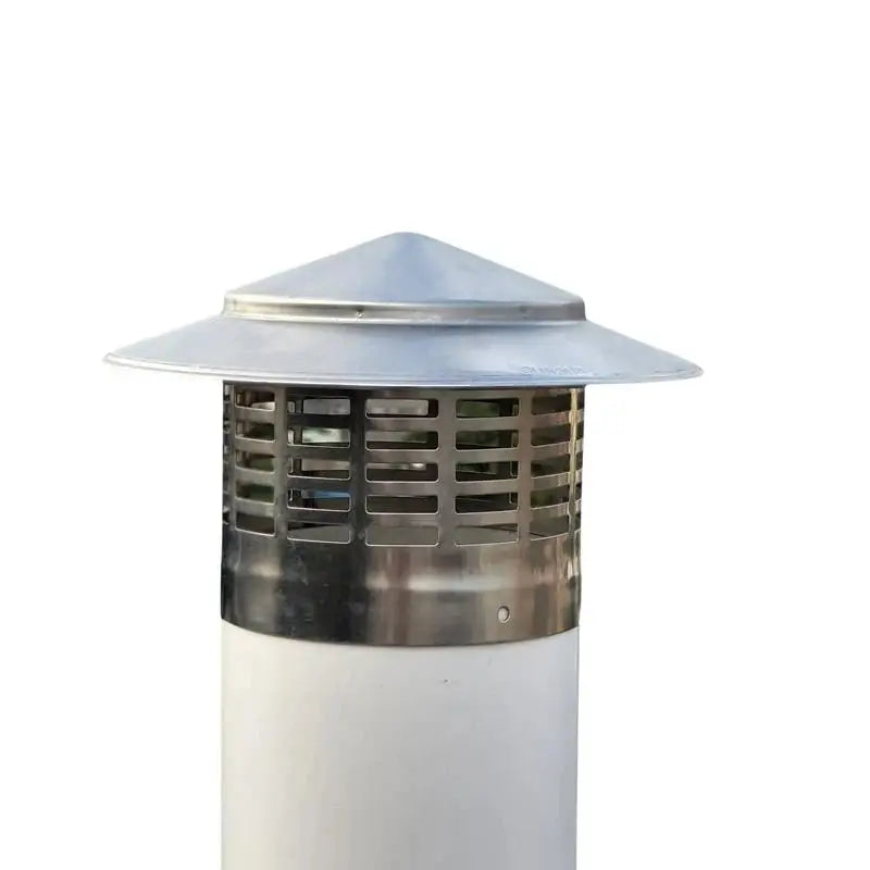 Stainless Steel Chimney Cap 75-200mm Roof Duct Vent Rain Cap Roof Vent Cap Nixie