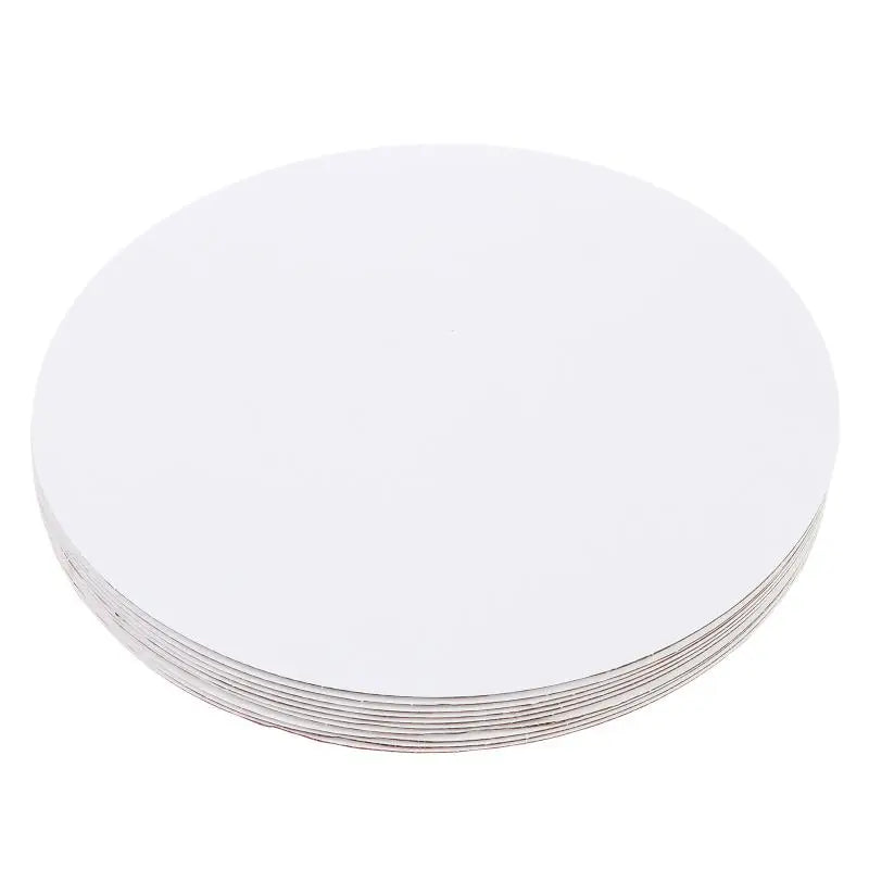 10pcs Round Corrugated Cake Boards – Greaseproof Cake Drums Cake Boards Nixie 12inch