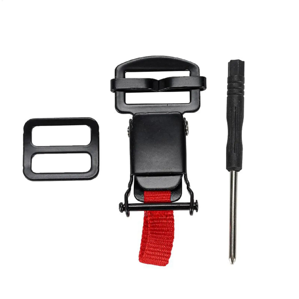 Motorcycle Helmet Quick Release Chin Strap Double D-Ring Buckle