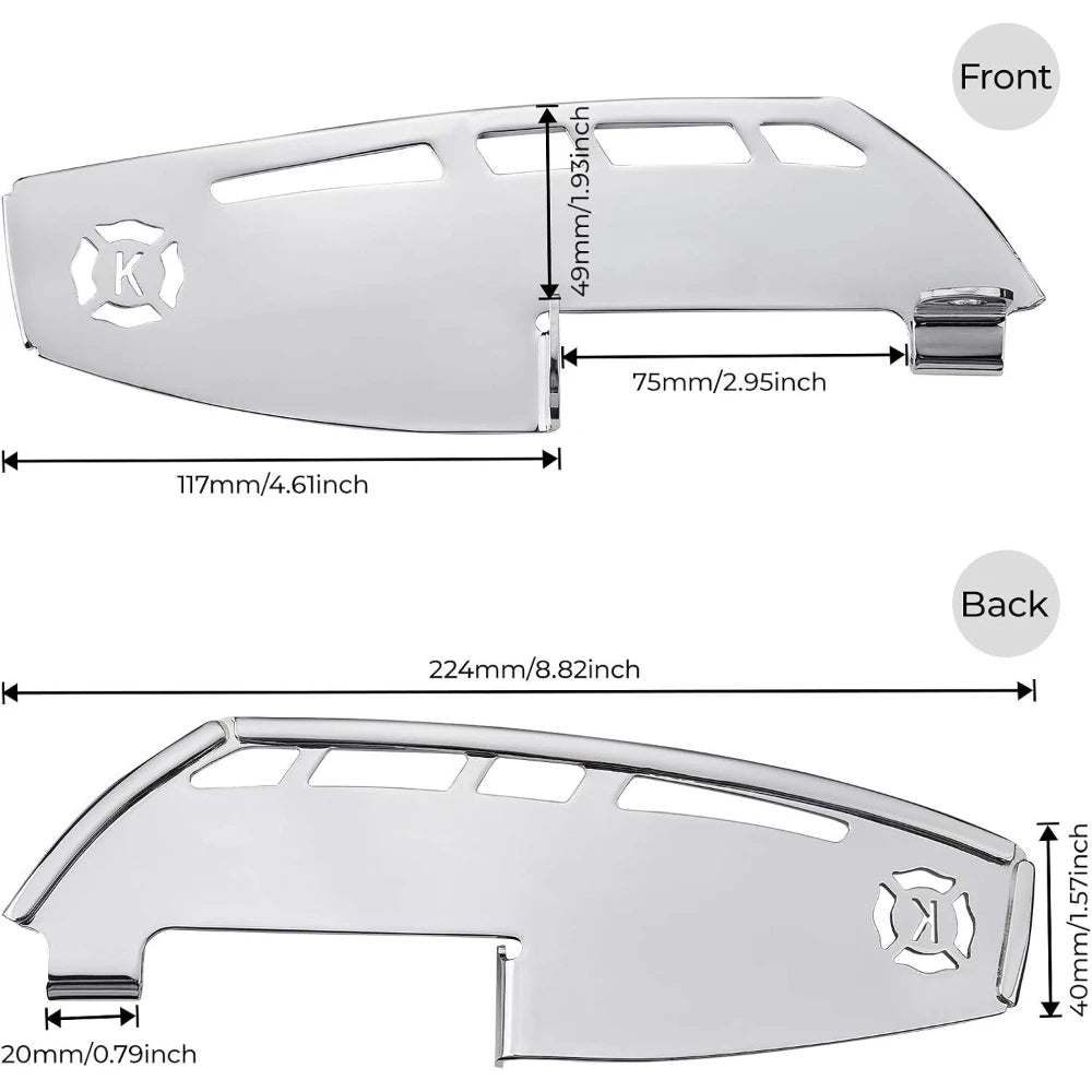 Motorcycle Floorboard Kit & Heel Guard – Harley Touring Motorcycle Floorboard Kit Nixie