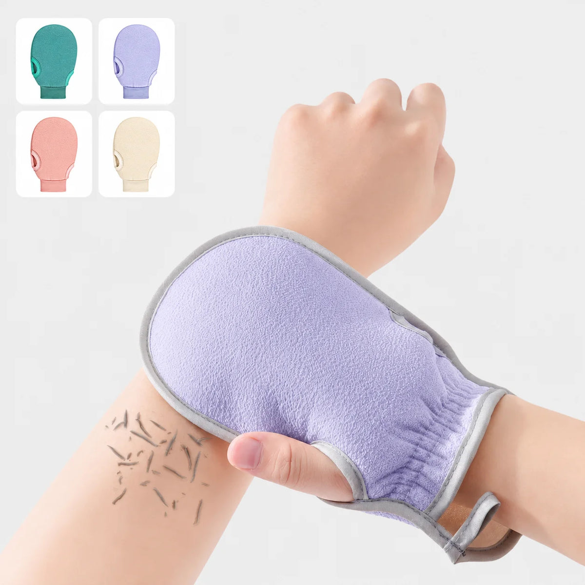 Exfoliating Body Scrub Mitt – Deep Cleansing Loofah Glove Body Scrub Mitt Nixie