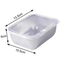 Stainless Steel Airtight Food Storage Container with Lid Food Storage Container Nixie Silver 10pcs