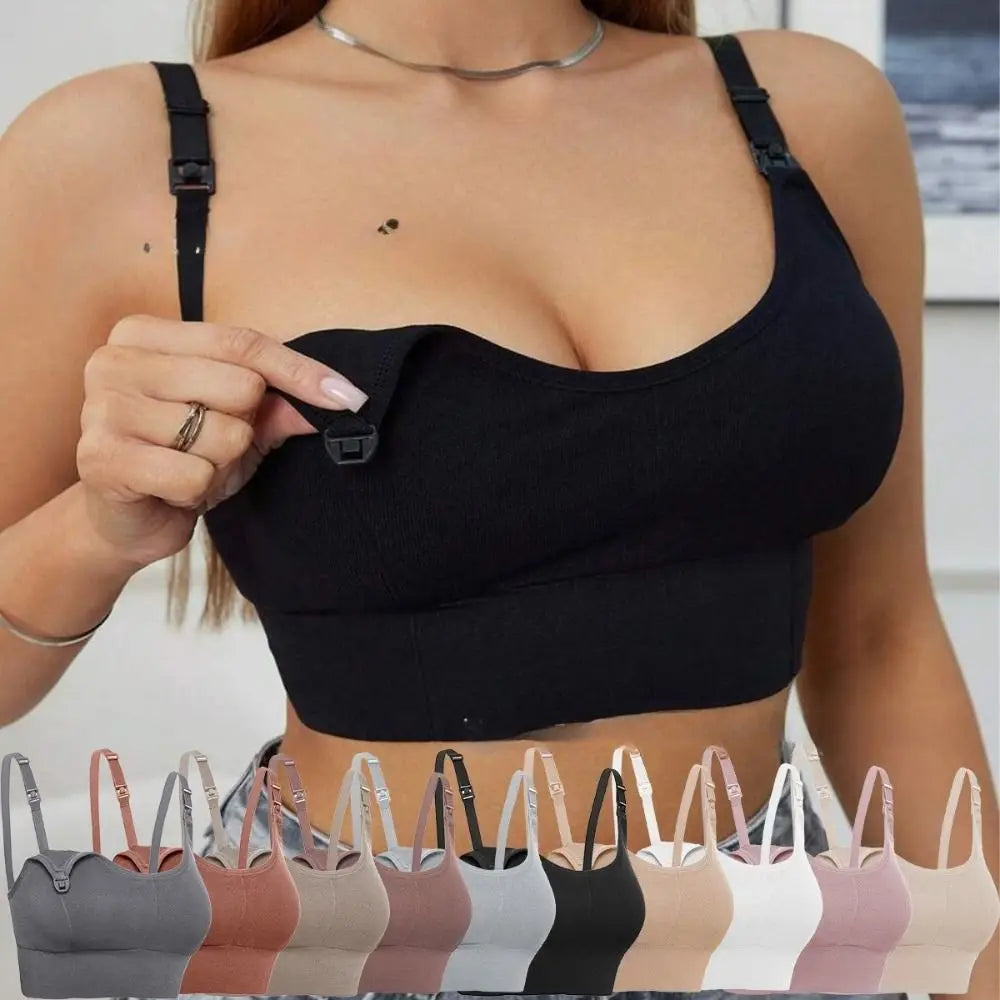 Nixie Seamless Wire-Free Nursing Bra – Soft Maternity Support