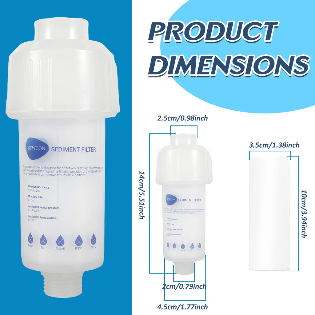 Under Sink Water Filter – Chlorine Removal Purifier for Home Water Filter Purifier Nixie