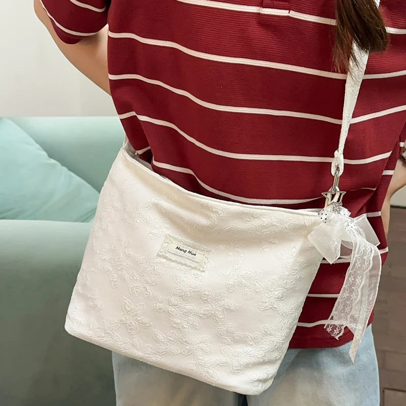 Bowknot Tote Bag – Aesthetic Crossbody Handbag for Women Crossbody Tote Bag Nixie
