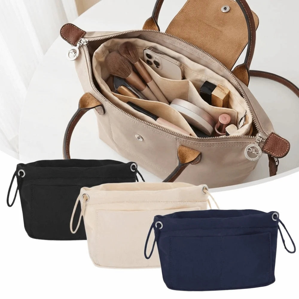 Women's Handbag Organizer Insert – Multi-Compartment Cosmetic Bag Handbag Organizer Insert Nixie