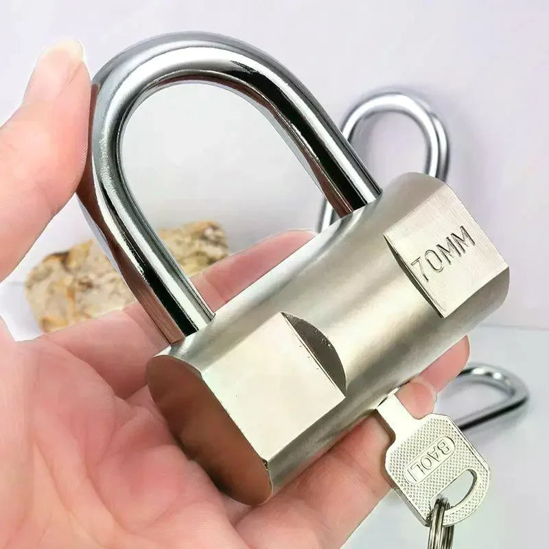 Heavy Duty Hardened Iron Padlock – Waterproof Anti-Theft Key Lock Security Padlock Nixie