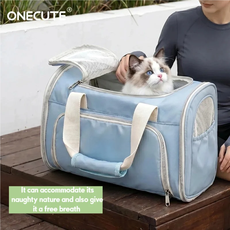 ONECUTE Pet Carrier Backpack – Breathable Travel Bag for Cats & Dogs Pet Carrier Backpack Nixie