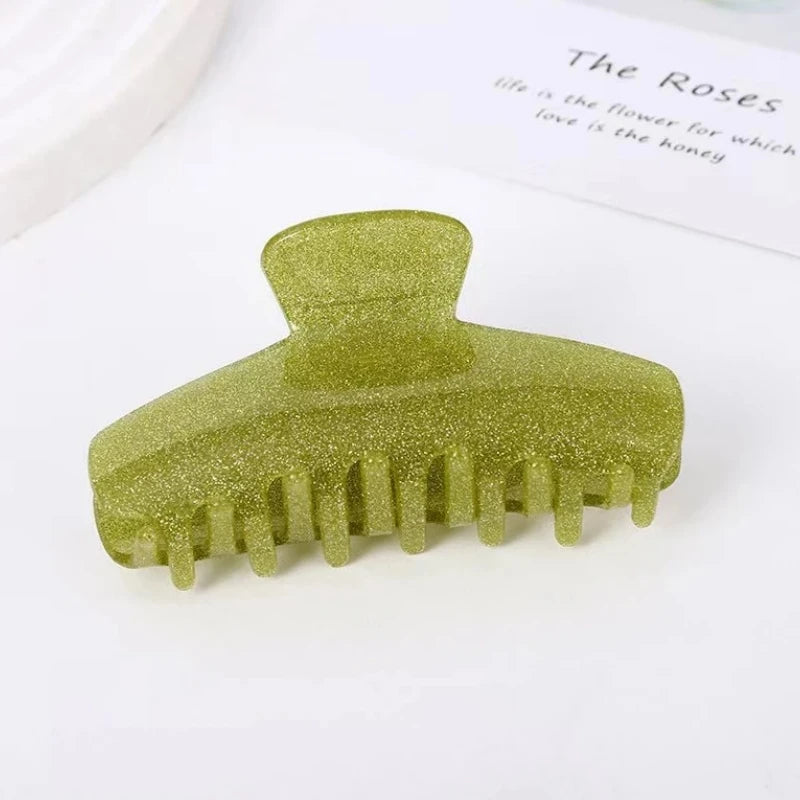 Large Shark Hair Clip – Elegant Vintage Korean Style Claw