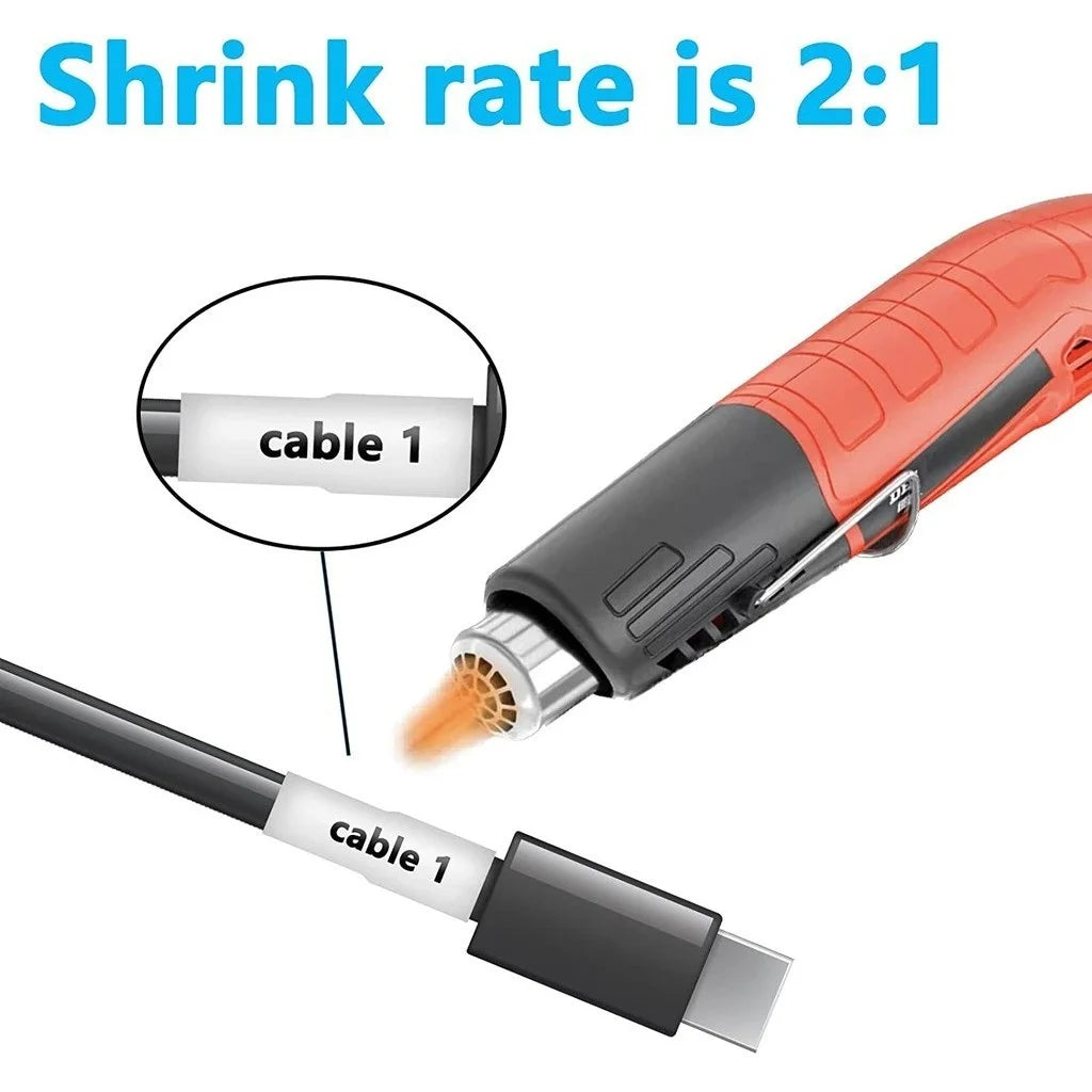 Heat Shrink Tube Labels for Brother HSe P-Touch Label Makers Label Maker Cartridge Nixie