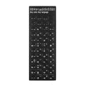 Hebrew Alphabet Keyboard Stickers for Laptop & Desktop Keyboard Stickers Nixie White Letter