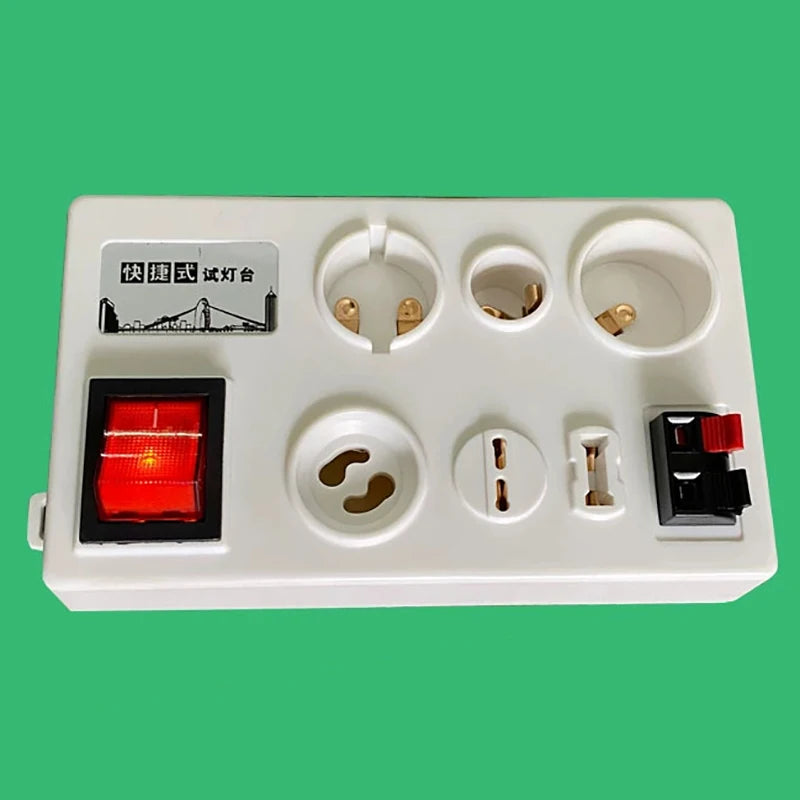 LED Light Bulb Tester E27 B22 E14 GU10 G4 G9 Multi-Interface LED Lamp Tester Nixie