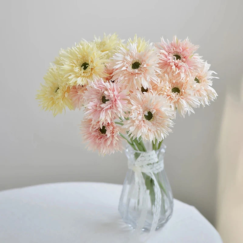 Realistic Gerbera Artificial Silk Flower – Non-Fading Décor Artificial Flower Nixie