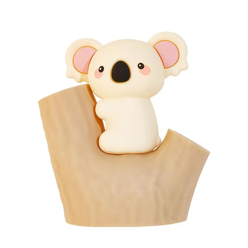 Koala Silicone LED Night Light USB Rechargeable 7-Color Tap LED Night Light Nixie