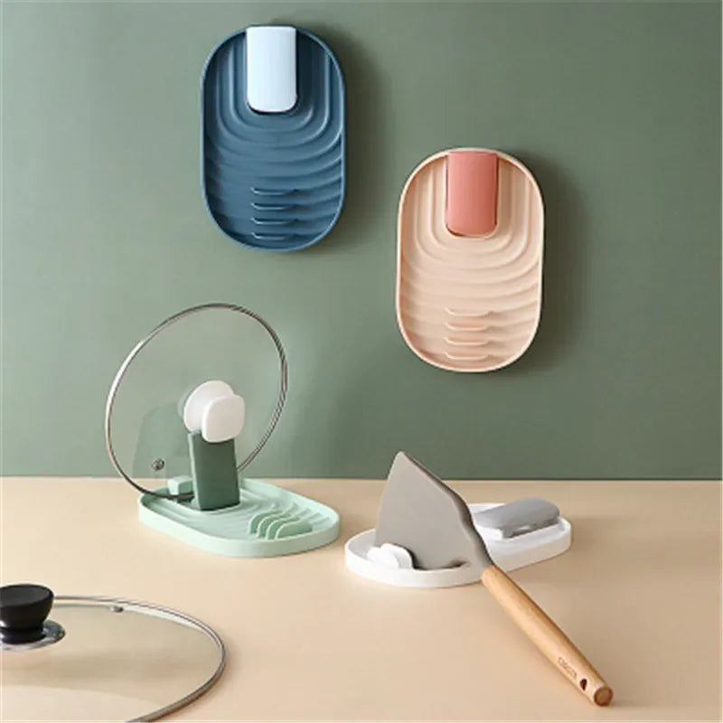 Kitchen Organizer Rack – Pot Lid, Ladle & Utensil Holder Kitchen Utensil Rack Nixie