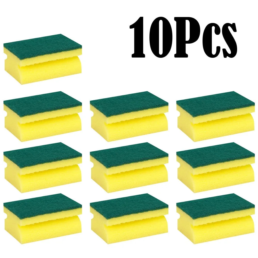 Double-Sided Dishwashing Sponge Scouring Pad Set 5/10 Pcs