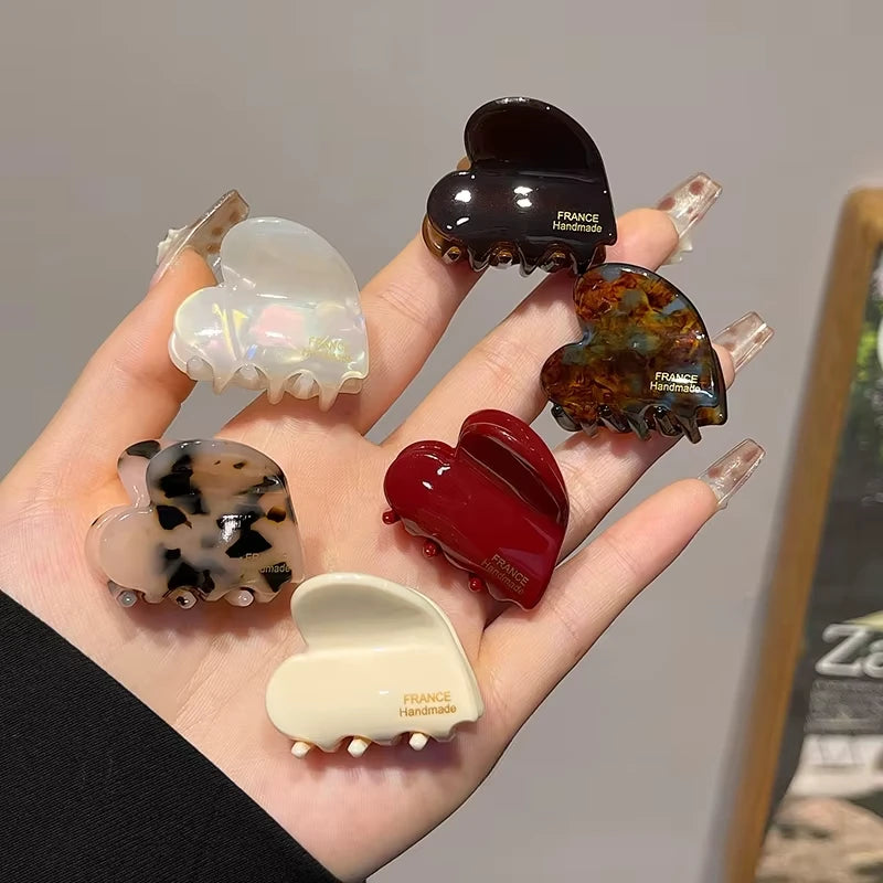 3.5cm Acetate Heart Hair Claw Clips for Women & Girls Hair Claw Clips Nixie
