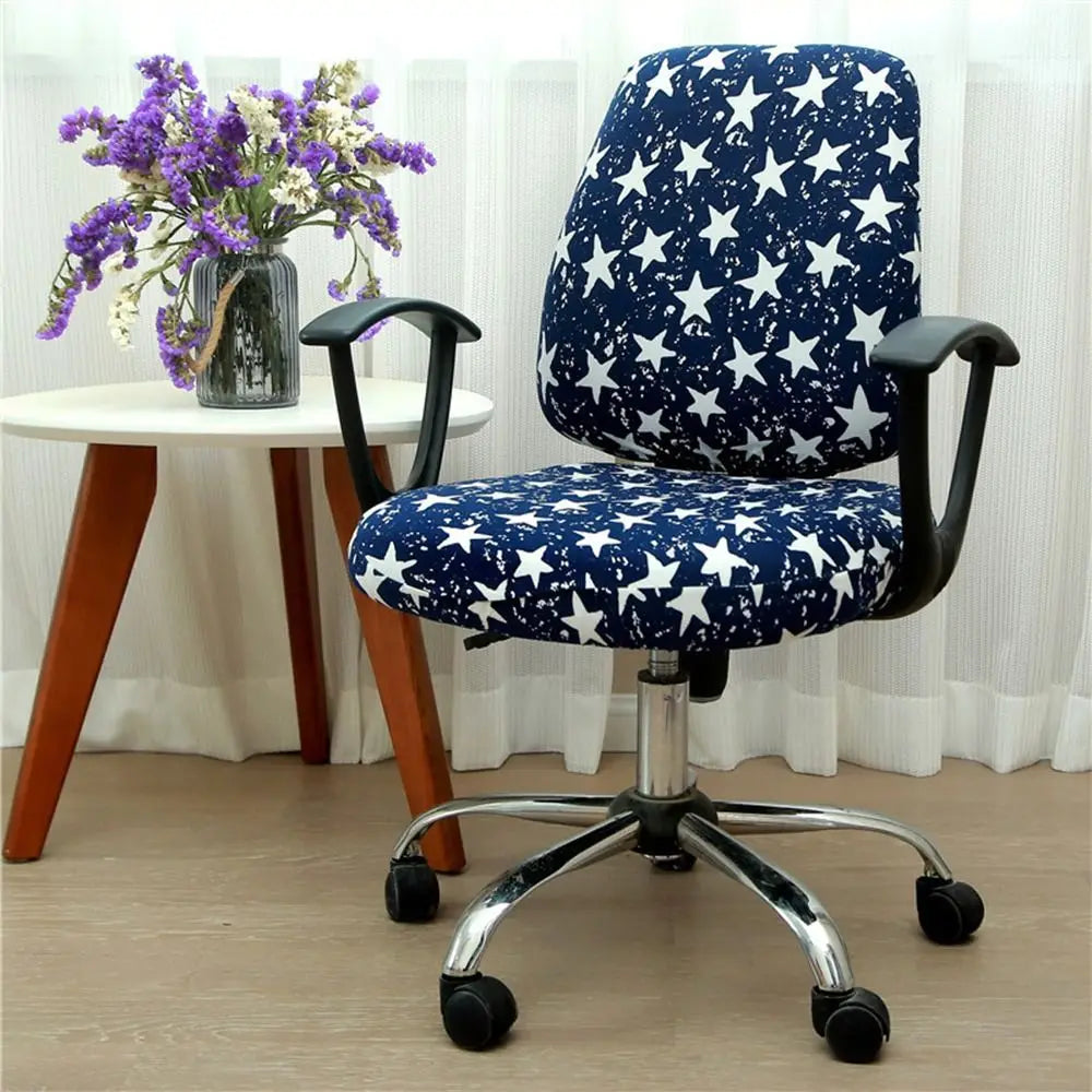 2-Pack Elastic Split Office Chair Cover – Stretch Slipcover Chair Slipcover Set Nixie