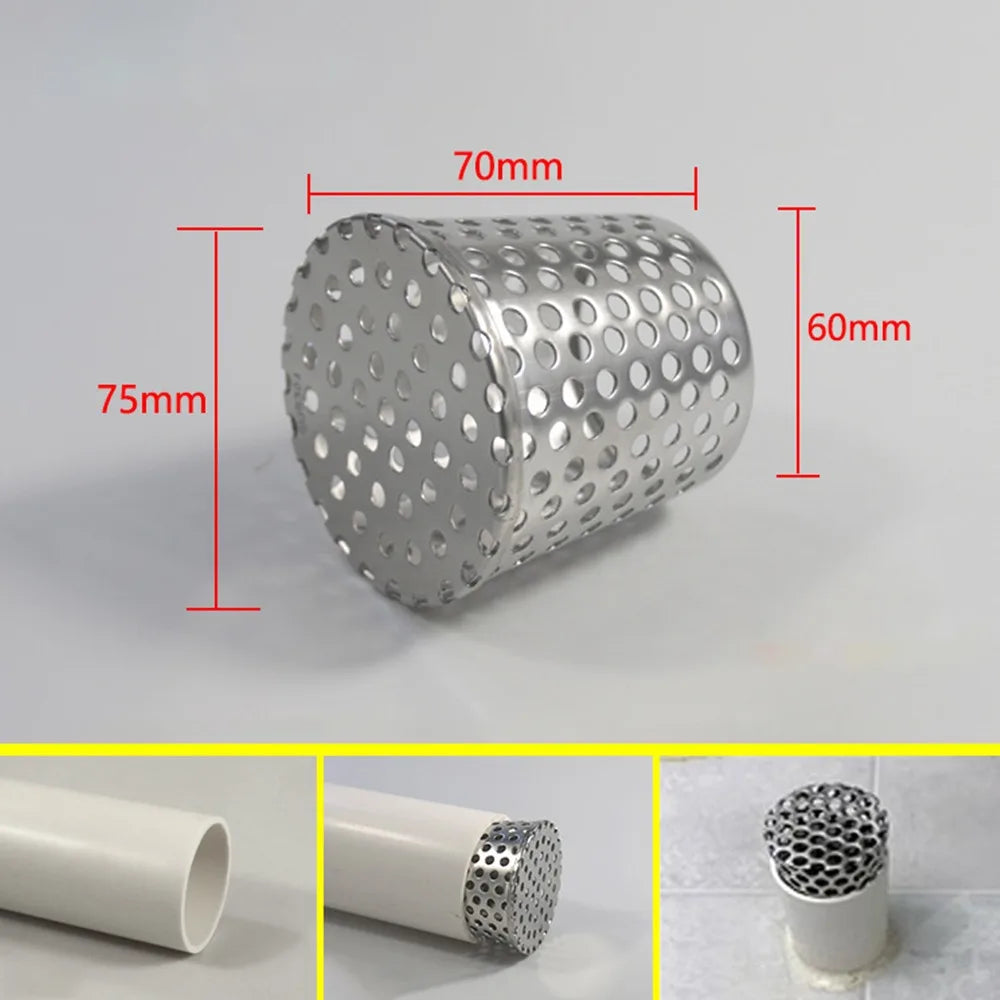 Stainless Steel Anti-Clog Floor Drain Strainer & Gutter Guard Floor Drain Strainer Nixie 3