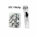 Paper Clip Dispenser with 50 Steel Clips | Desktop Organizer Paper Clip Dispenser Nixie WHITE