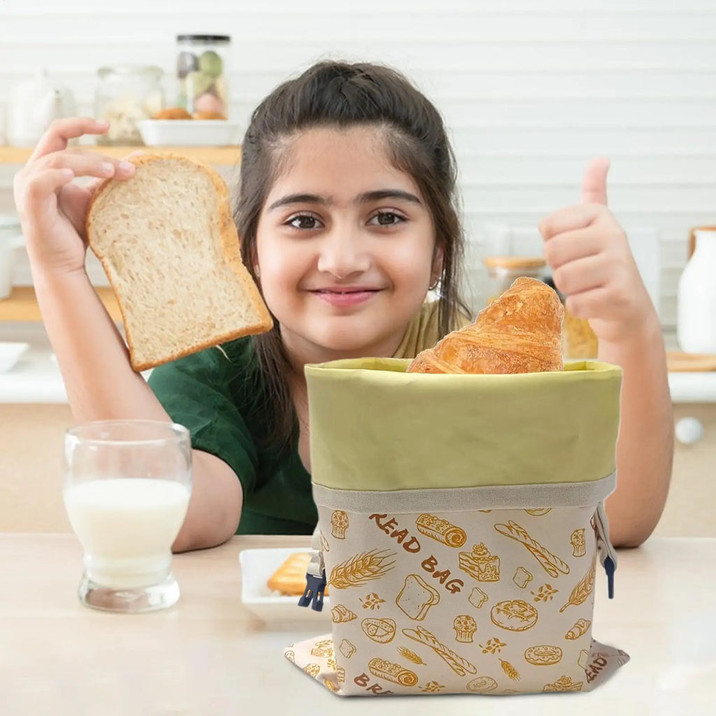 Reusable Beeswax Bread Bag – Fresh Loaf Storage Pouch Bread Storage Bag Nixie