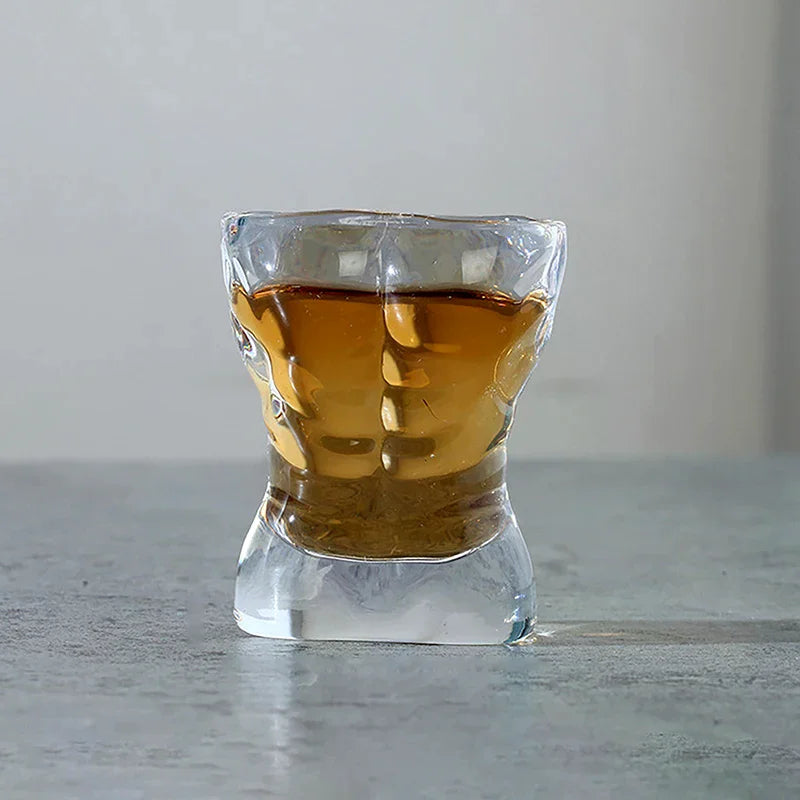 Body-Shaped Novelty Beer Glass | Transparent Crystal Cup Novelty Beer Glass Nixie