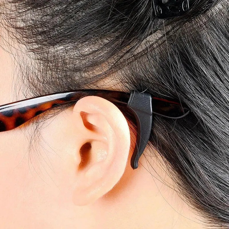 10pcs Silicone Anti-Slip Eyeglasses Ear Hook Temple Tip Grips Eyeglasses Accessories Nixie