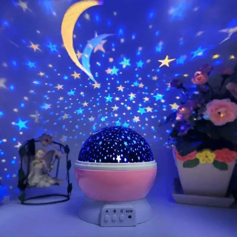Rotating Star Projector Night Light USB LED Galaxy Lamp